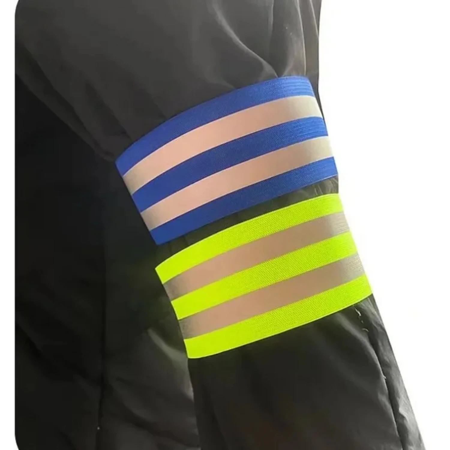 Running Fishing Cycling Reflective Strips Outdoor Wristband Bike Safety Armband Bicycle Bind Pants Hand Leg Strap Warning Tape