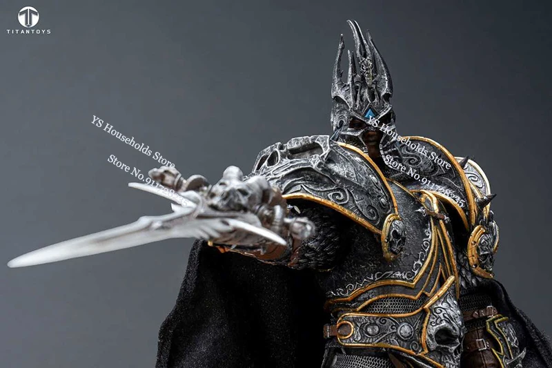 Titan Toys 1/12 TT001 Warcraft Frost Knight Cloth Action Figure Game Role Simulation Delicate 6Inches Full Set Soldier Model