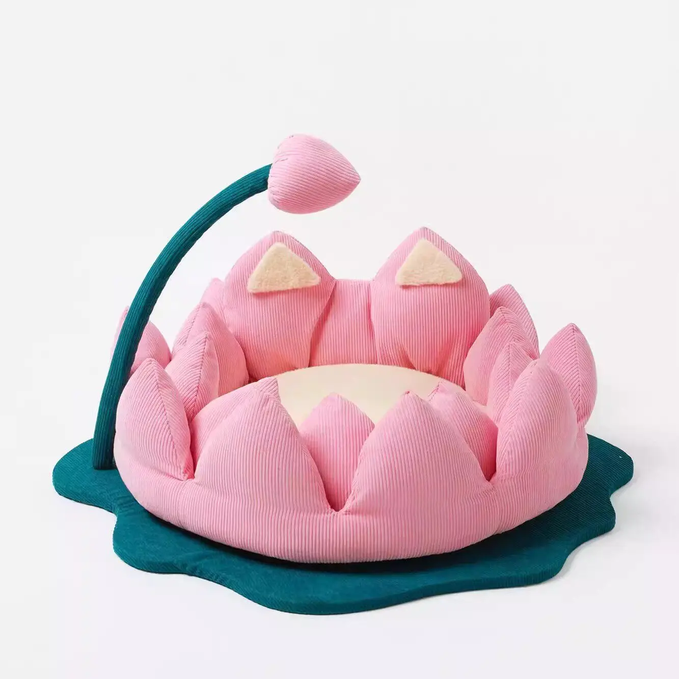 

Creative lotus throne cat litter, cat sleeping cushion throw pillow gift