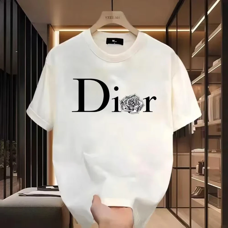 2025 T-shirt casual da donna Harajuku Y2k designer da uomo e da donna estate, autunno e inverno pullover moda con stampa retrò