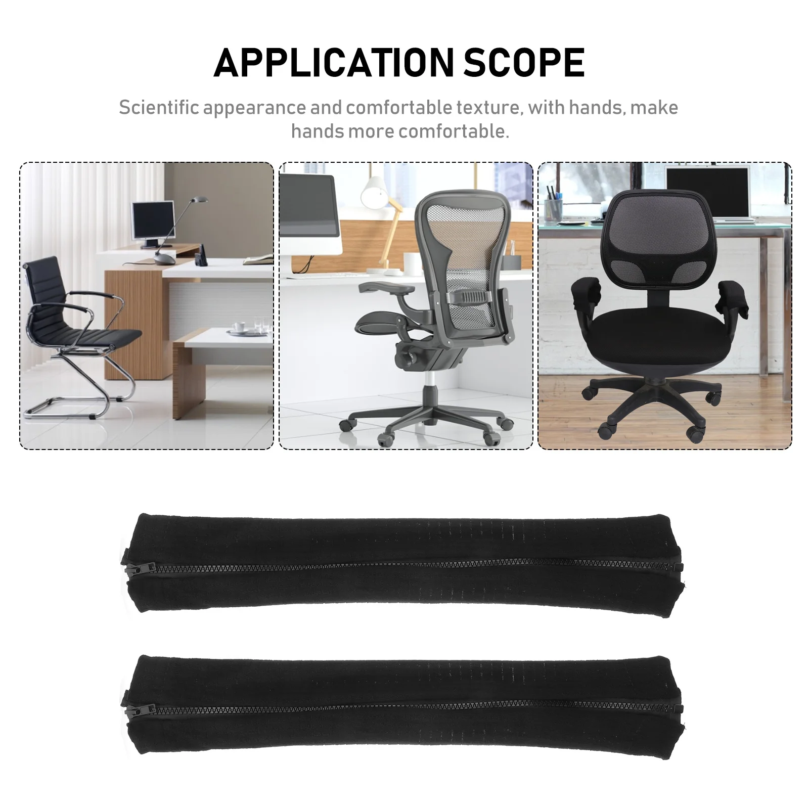 

1Pair Arm Rest Sleeves Comfortable Armrest Pad for Chair Elbow Pillow Support Suitable All Size Armrests Office Use