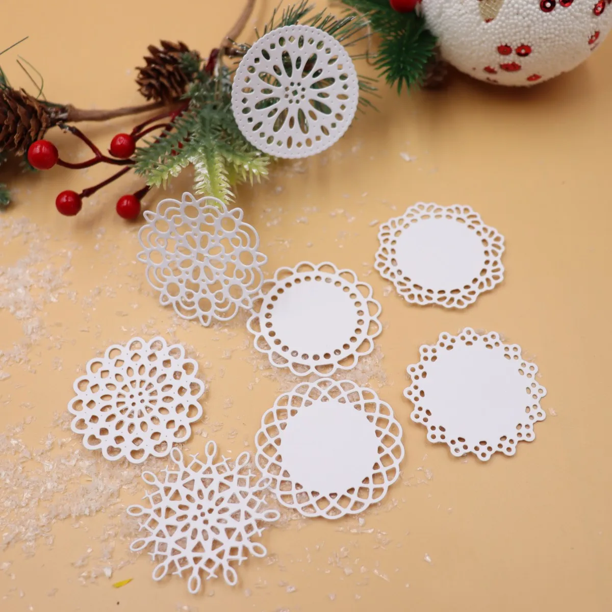 Craft Die Cut Scrapbook Round Flower Paper Cards Making Tool Cutting Dies Embossing DIY Decorative Album Cover