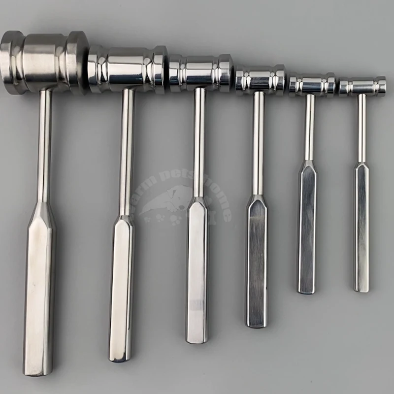 Orthopedic Bone Hammer Dental Implant Bone Crushing Lifting Tools Medical Bone Hammer Veterinary Equipment