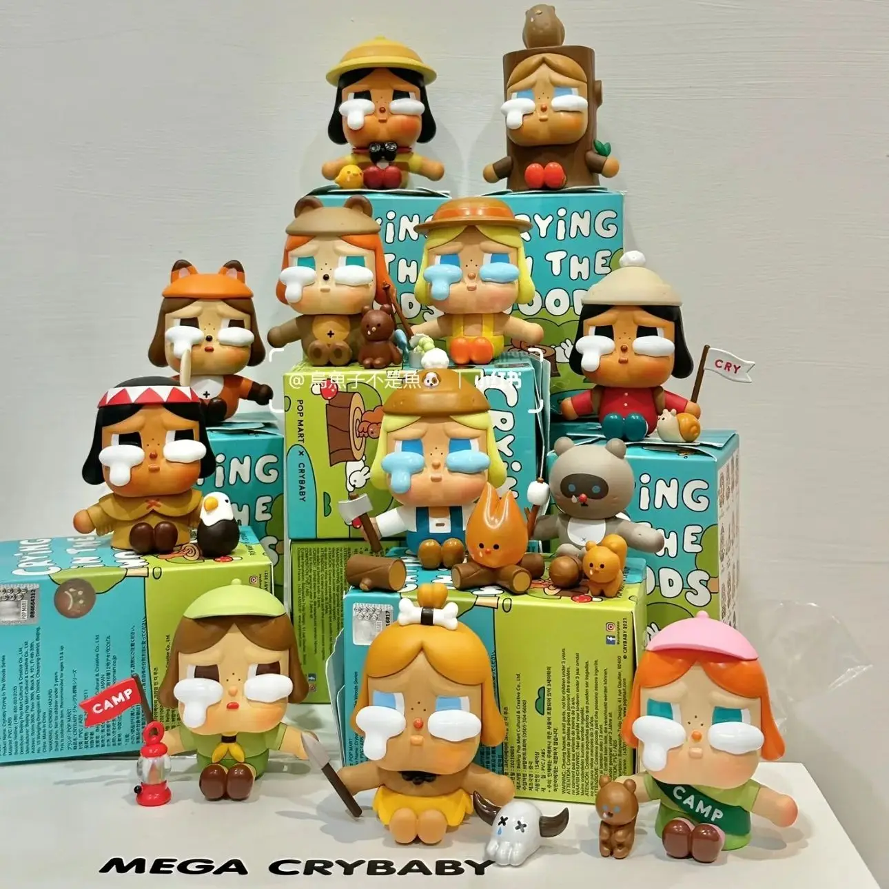 

POP MART Crybaby Jungle Adventure Crying In The Woods Series Original Blind Box Mystery Box Guess Bag Toy Doll Cute Anime Figure