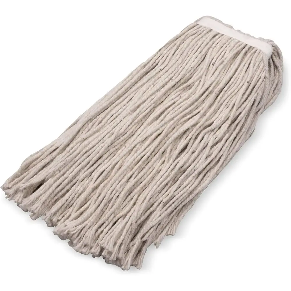 

32-дюймовая хлопковая швабра с обрезанным краем и белой узкой лентой, упаковка из 12 штук