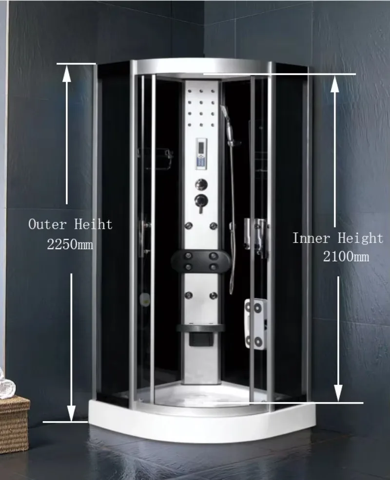 New design tempered glass shower room hot new bathroom shower room sliding door shower room