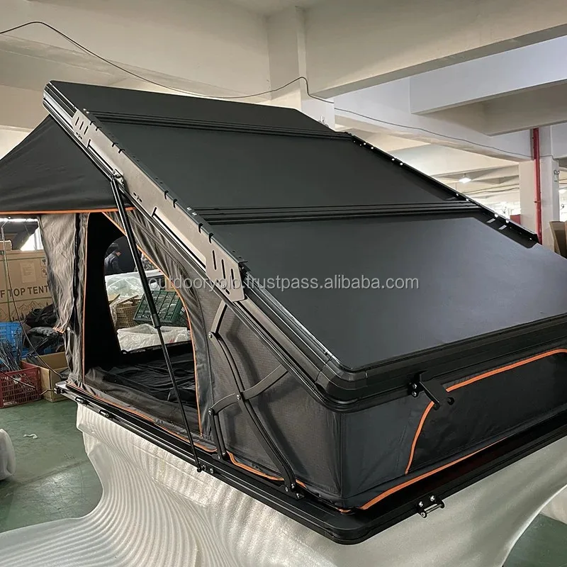 

New Outdoor Camping Easy Install SUV Car 4 Person Rooftop Tent Top Roof Tent
