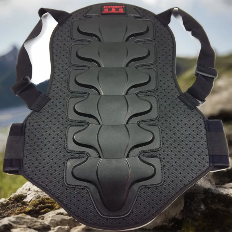 دراجة نارية الظهر حامي دراجة نارية سباق التزلج ركوب التزلج المضادة للسقوط سترة واقية التروس درع حماية العمود الفقري