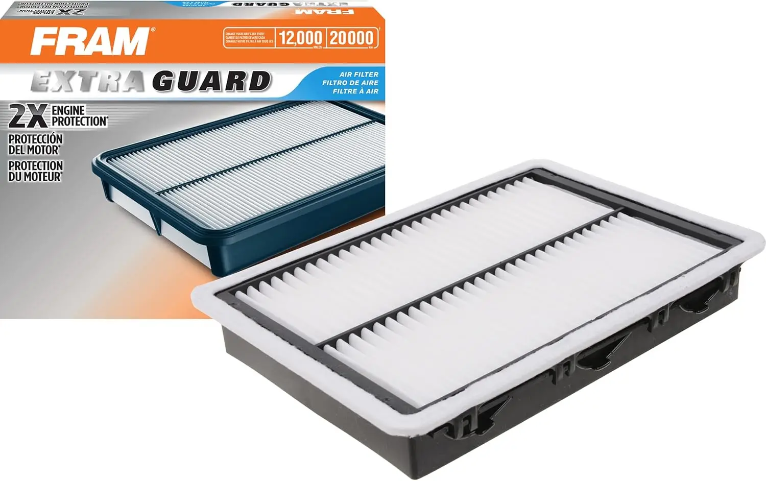 

Сменный воздушный фильтр двигателя Extra Guard CA11942 для выбора Hyundai Sonata и Kia Optima (2,0 л и 2,4 л), обеспечивает до 12 месяцев