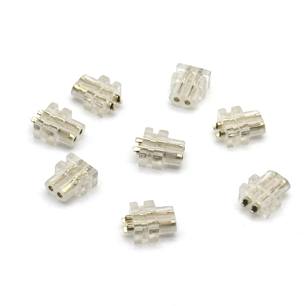 0.78mm 2pin Socket DIY IEM Female connector Double Pin Socket Male Custom High-end Headphone Cable Accessories Pin Plug In-ear