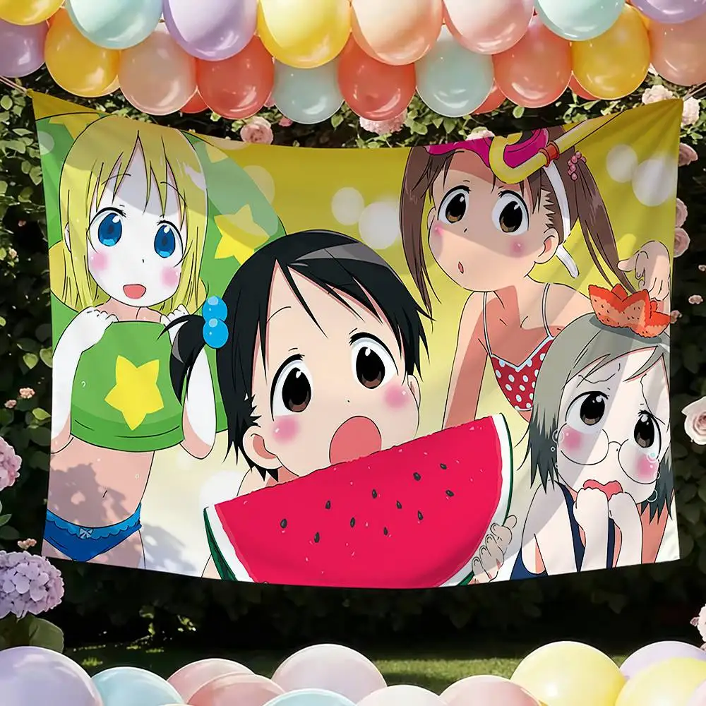 Anime I-Ichigo M-Mashimaro Flags Wall Hanging Tapestry Outdoor Garage Room Decorative flag Background Blanket