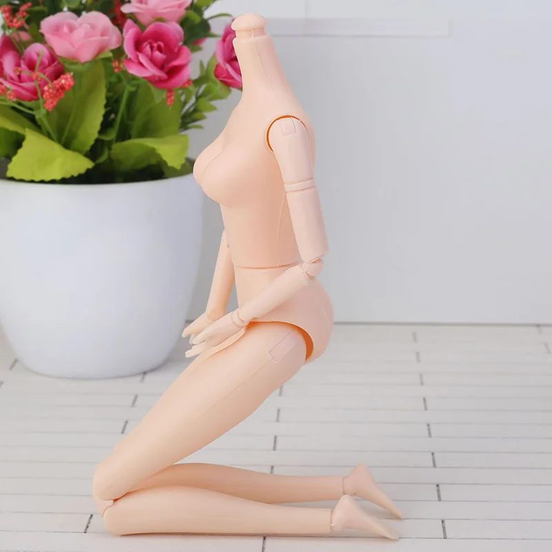 26CM Height Body Part for 30cm Doll 16 Joint Moveable Normal White Skin 1/6 Doll Toys for Children