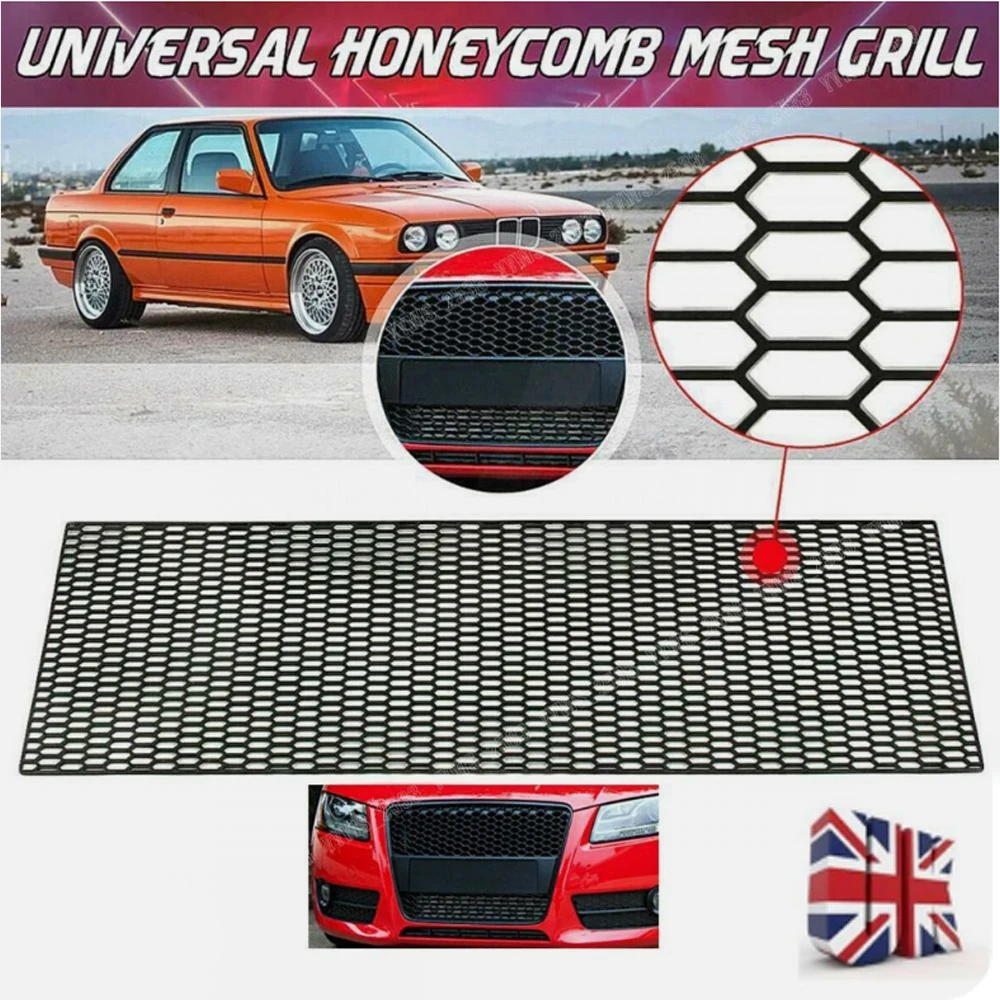 

Универсальный черный АБС-пластик гоночный сотовый шестигранный сетчатый спойлер-бампер вентиляционное отверстие