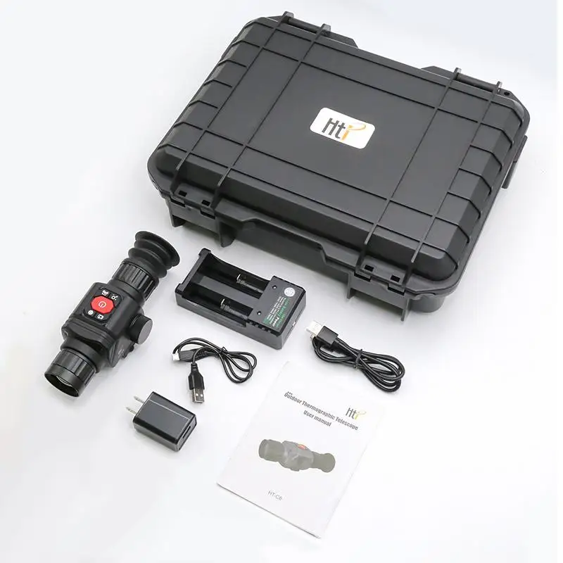 In stock HT-C8 25mm lens IR outdoor c8 thermal imagining spotting imagimg hunting monocular night vision imaging scope