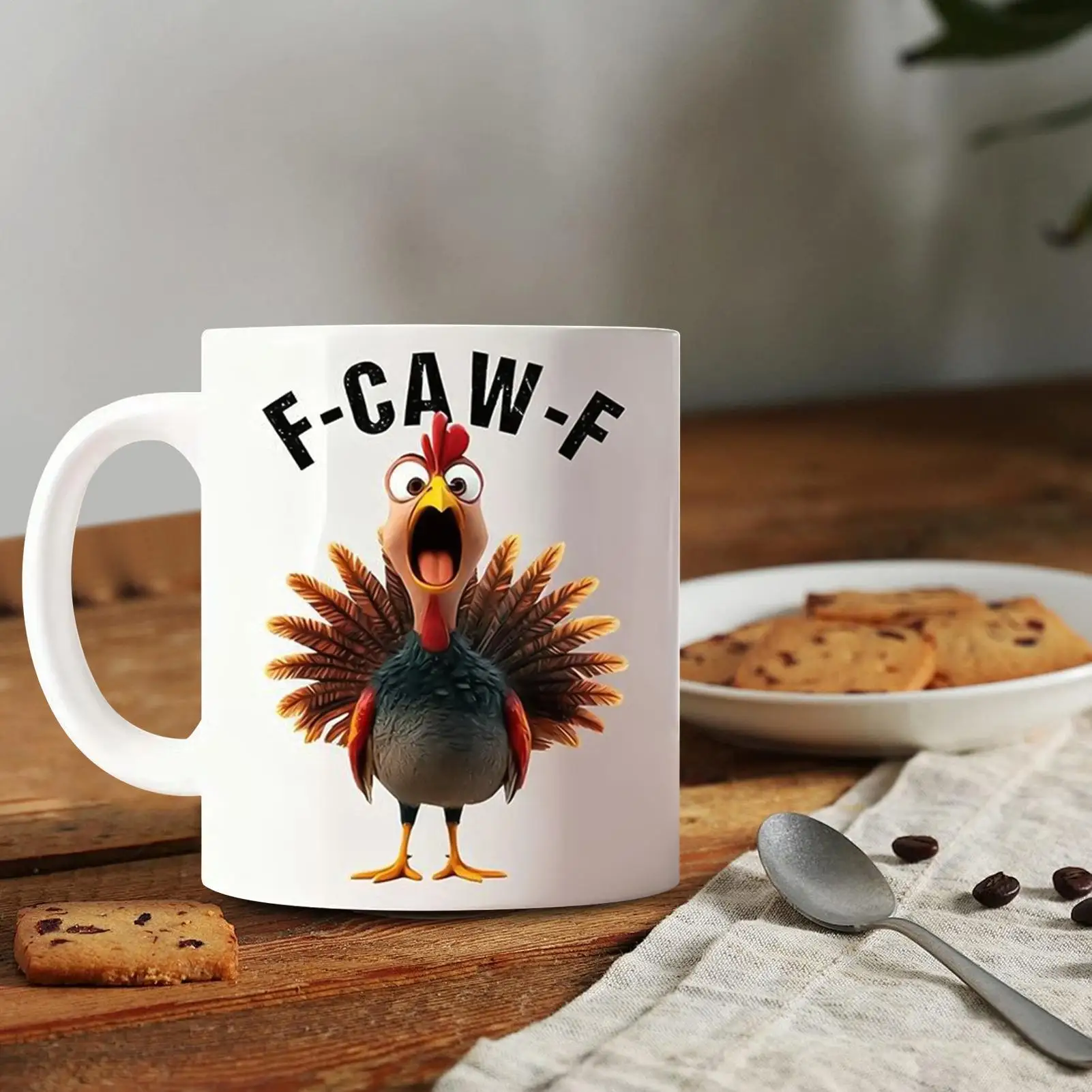 

Rooster Coffee Mugs 350ML Ceramic Farmhouse Farm Funny Chicken Mug For Halloween Holiday Thanksgiving Christmas Birthday Fall
