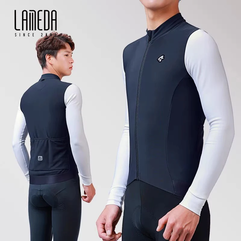 LAMEDA Professional Cycling Jersey Men Bicycle Top Autumn Winter Fleece Warm Tight High Elasticity Long Sleeve MTB Road Bike App