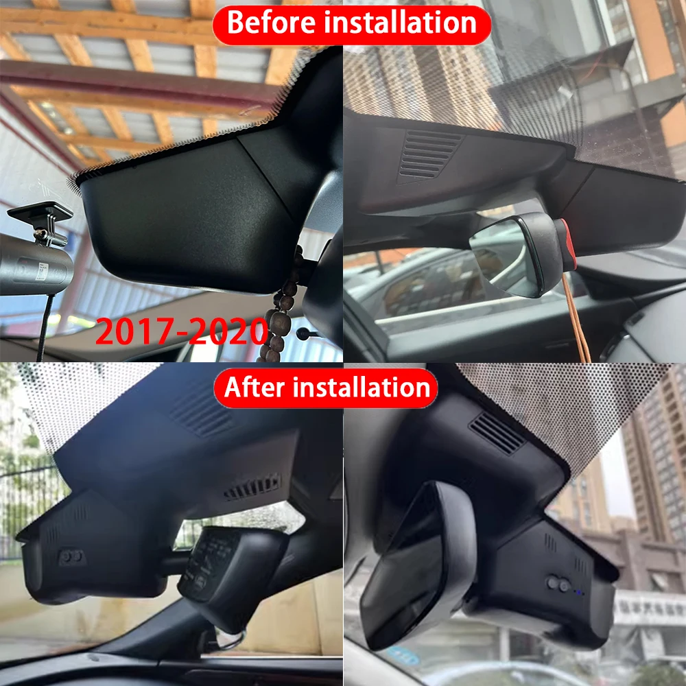 for Land Rover Range Rover Velar L560 2017-2025 4K 2160P Dash Cam Front Rear Car Camera DVR Wifi Plug & Play Video Recorder