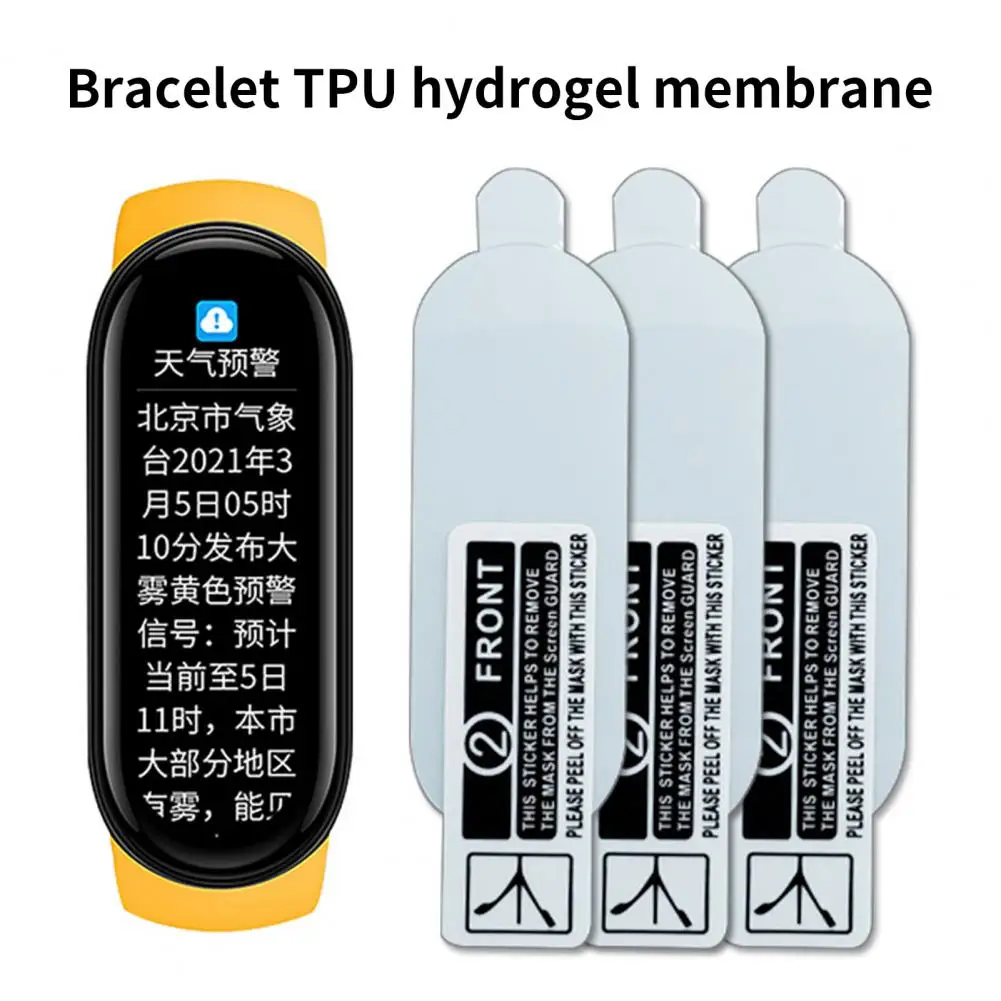 Excellent Smart Watch Full Screen Film Cover Self-adhesive Watch Screen Film Smart Watch Soft Protective Film