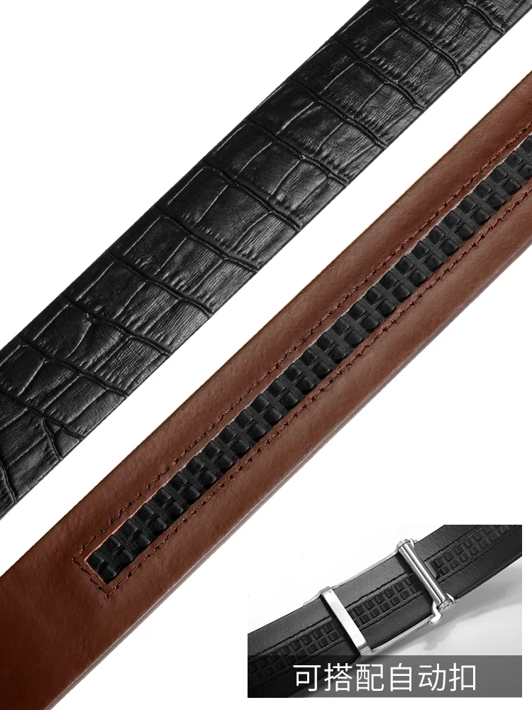 Leather belt men's new top layer cowhide Belt fastener Fashion casual youth Belts for women Mens belts luxury goth belt for men