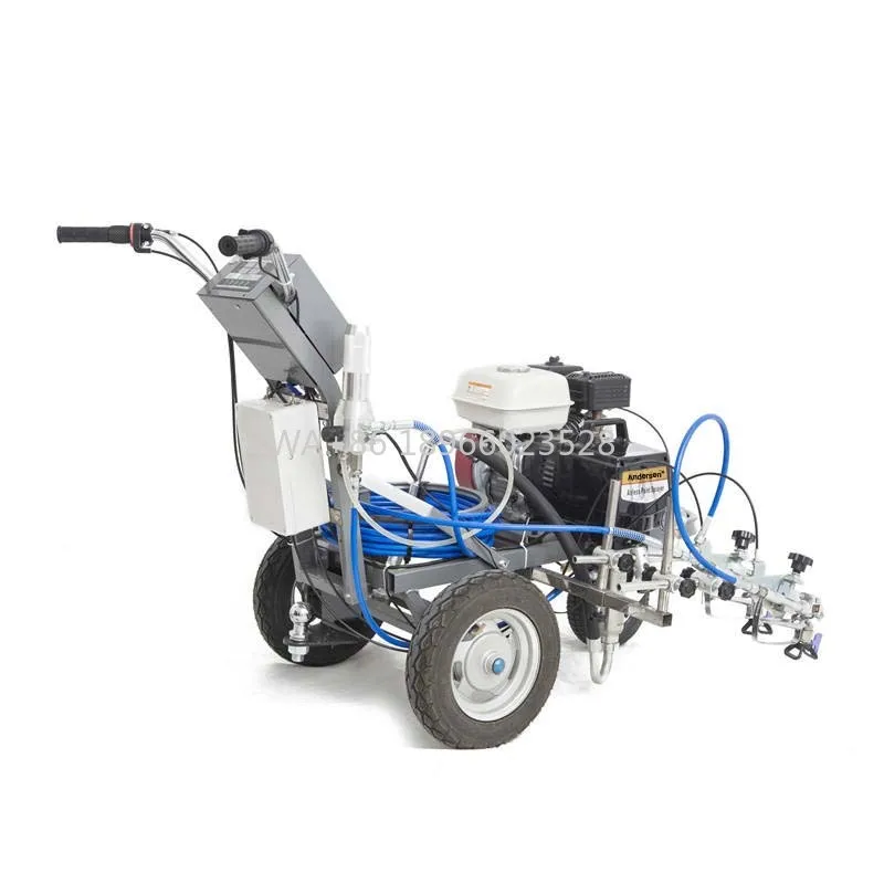 全自動常温路面標示機 アンダーセン6070、信頼性の高いポンプとエンジン部品搭載、新型