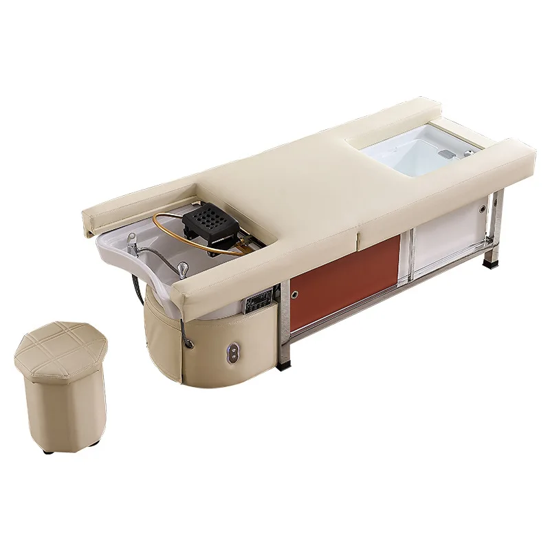 LMM liftable electric bed beauty salon special water circulation fumigation foot bath