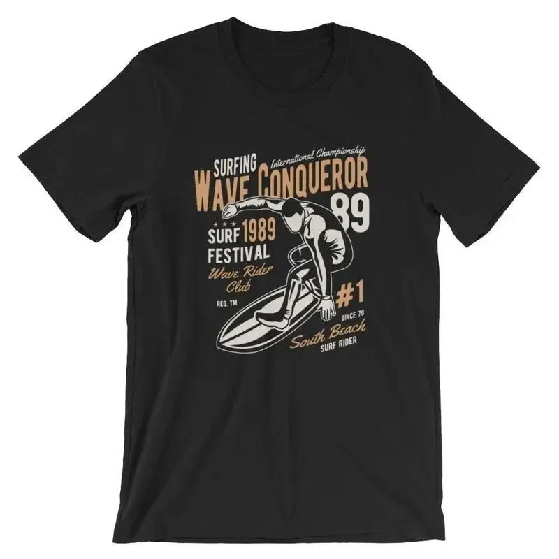 T-shirt Wave Conqueror 100 coton Premium NEUF