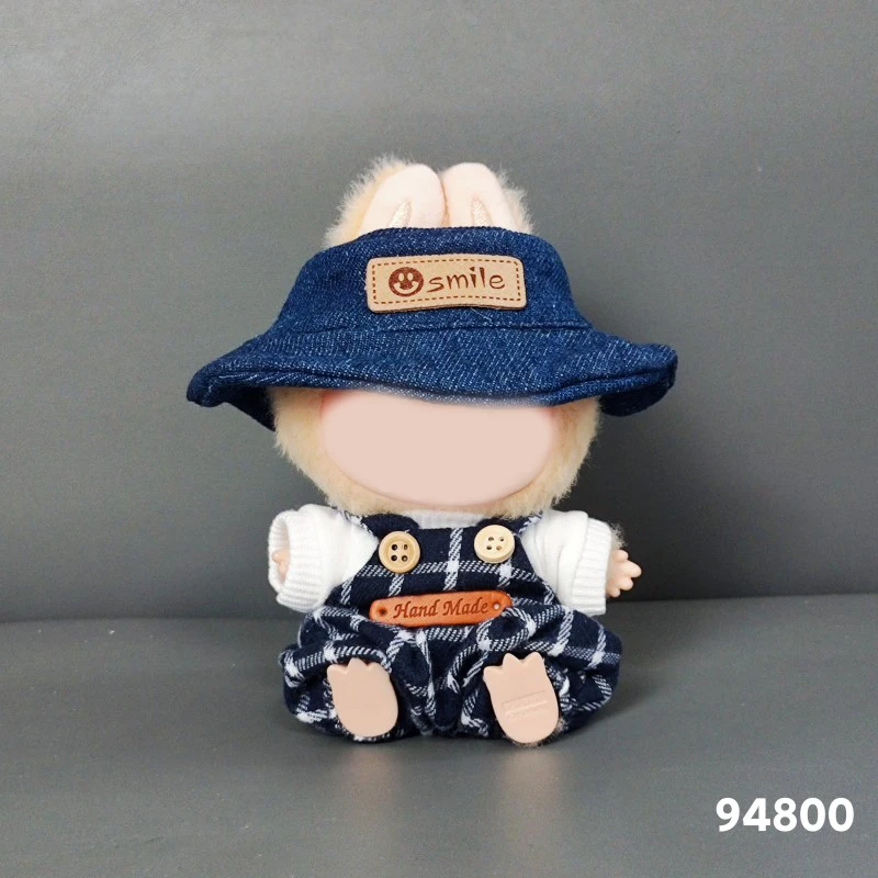 Ubranka dla lalek pluszowych 15-17 cm, urocze mini akcesoria do strojów dla koreańskich lalek Kpop Exo Labubu Idol, strój pokojówki, DIY, prezent dla dzieci