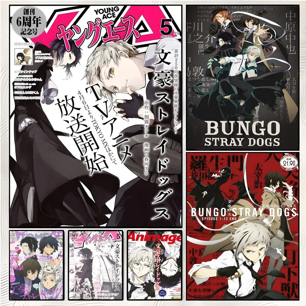 Anime Shonen Bungo Stray Dogs Poster Superior Home Space  Indoor Decorative Art & Home Decor