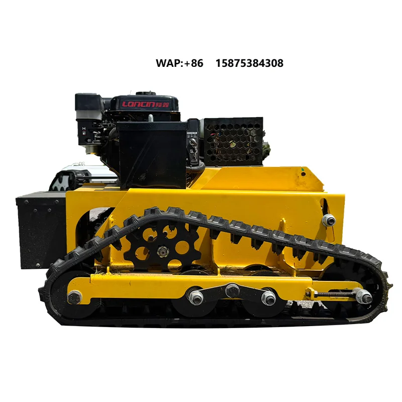 

China Best Seller Cordless 7.5HP 800m Remote Control Flail Mower 550mm Engine for Tall Grass