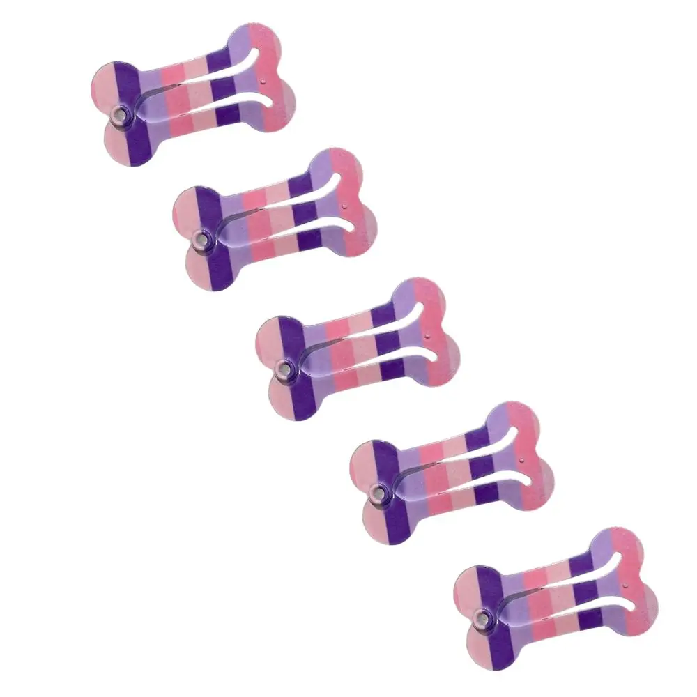 

Bone Shape Pet Hair Accessories for Small Dogs Smooth Surface Snap Hair Clips Dog Hair Clip Pet Hairpin Cat Grooming Supplies