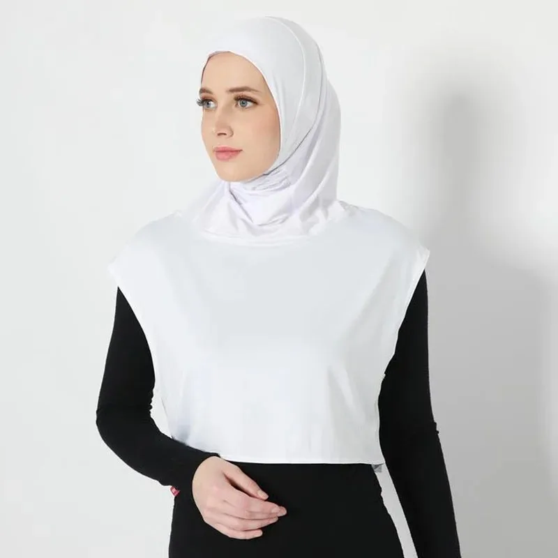 Muslim Sport Modal Hijab Abaya Hijabs For Woman Abayas Women Jersey Islamic Head Scarf Turbans Modal Turban Instant Wrap collar