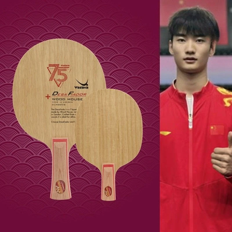 

YASAKA FIADOR Challenger 7-Ply All-Wood Offensive Table Tennis Blade Professional Grade CL Structure Racket