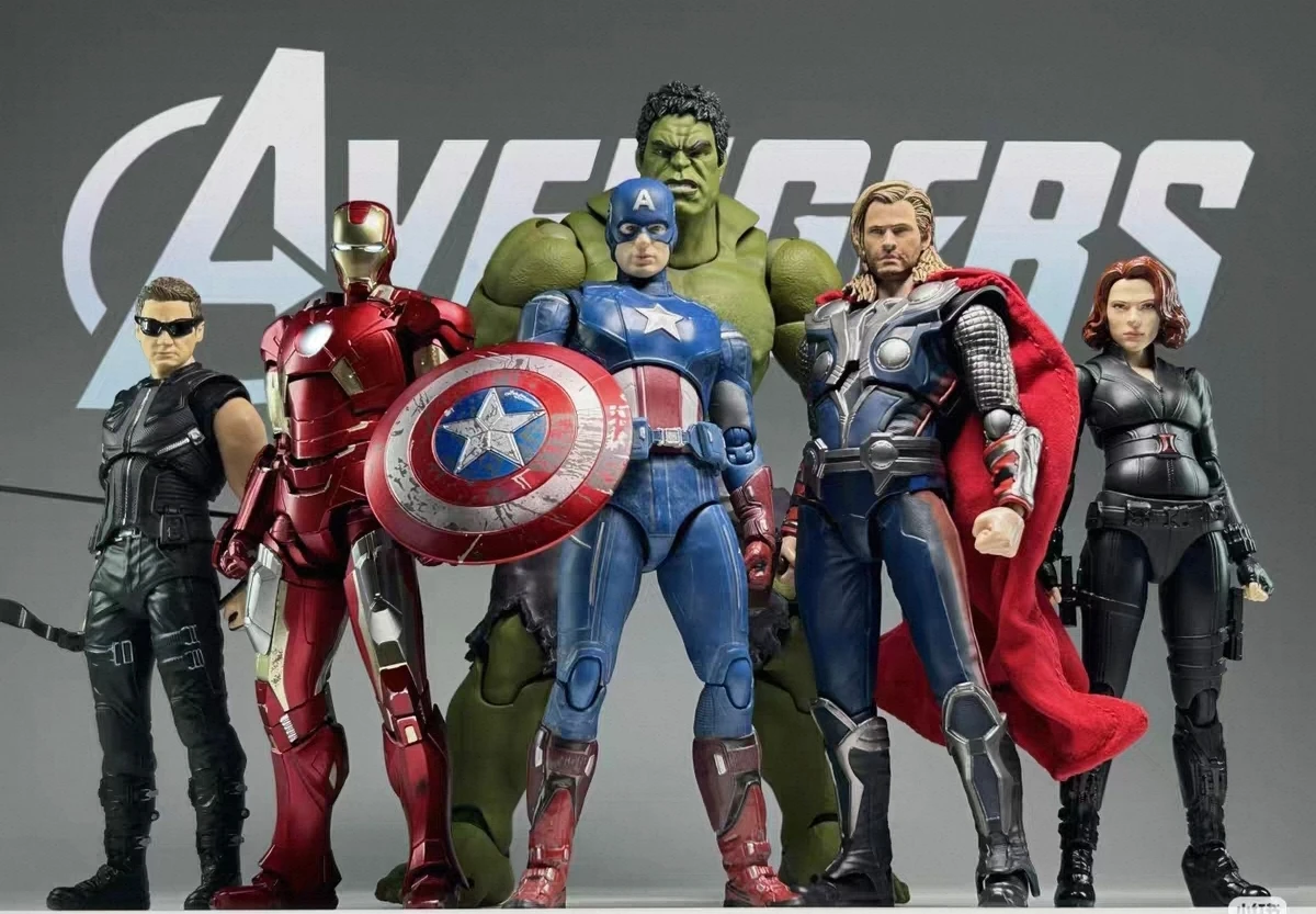 

[В наличии] Bandai SHF Marvel Avengers: Endgame Edition — Капитан Америка, Железный человек, Тор, Халкоглаз, Черная вдова Наташа, Халк MK6