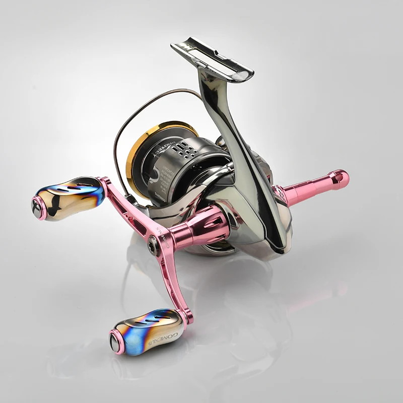 Gomexus Spinning Reel Double Handle Titanium 82-92mm for Shimano Stella Stradic Vanford Twinpower Nasci Daiwa Tatula Fuego Exist