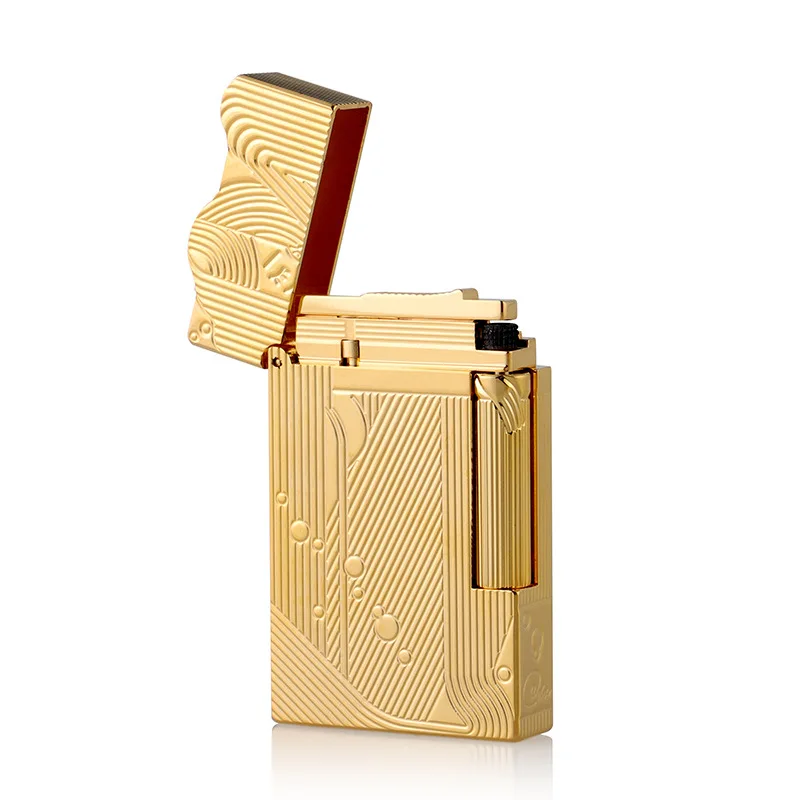 Dunant Sanji Lighters ONE PIECE Sleeping Mermaid Engraved Loud Sound Memorial Cigar Cigarette Accessory Father Gift 2025