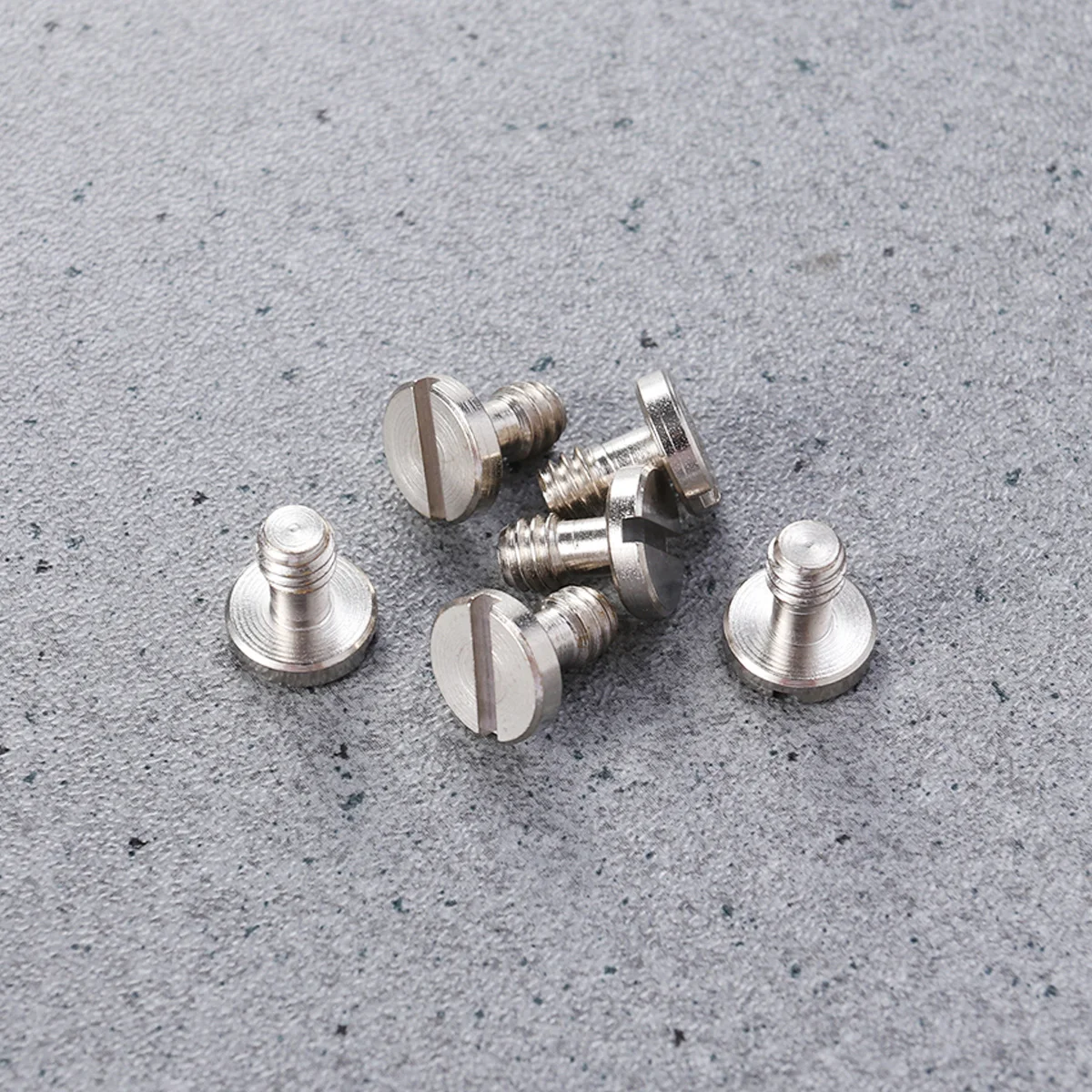 

6pcs Camera Tripod Screws Stainless Steel Mounting Hardware Quick Release Plate Compatible Standard Accessories