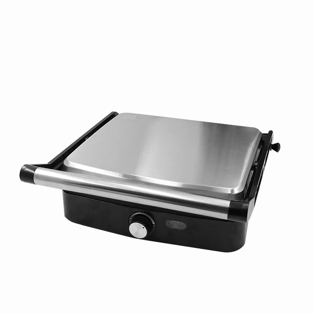 Parrilla de barbacoa doméstica, máquina a la parrilla de carne, placa de hierro, barbacoa eléctrica, máquina de desayuno de carne, sartén para parrilla