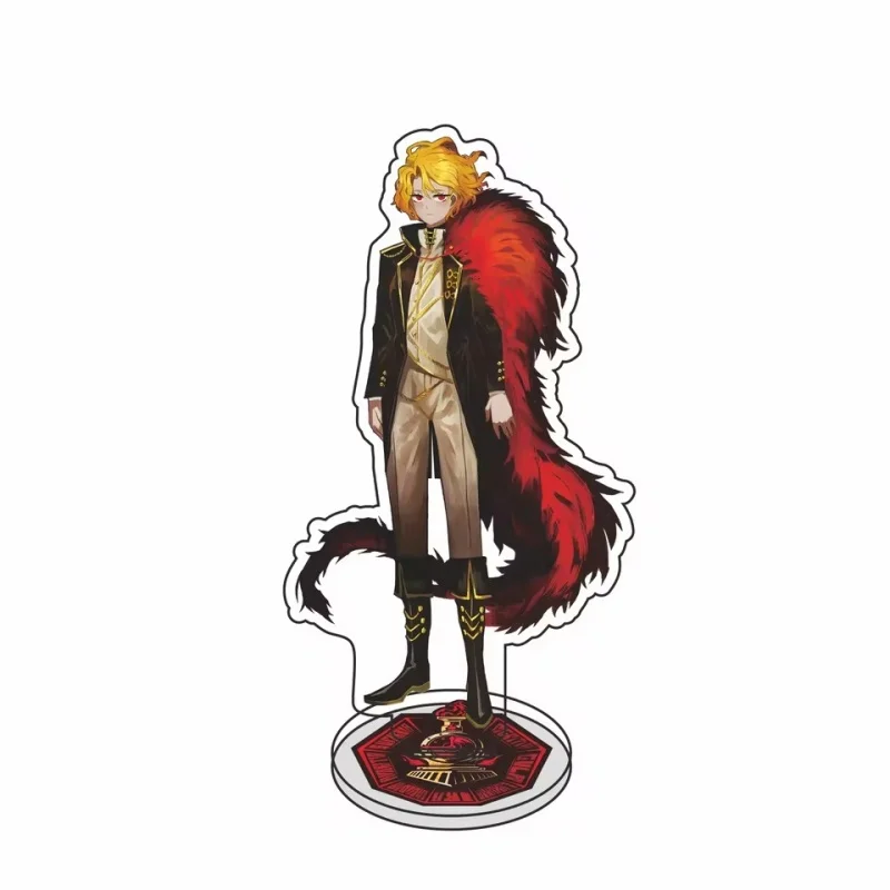 Anime Limbus Company Set Action Acrylic Stand Figure Toy Cos Anime Heathcliff  Don Quixote Outis Faust Figurines Gift Toys