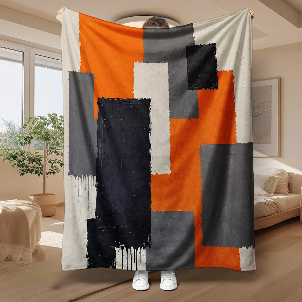 Sweet Strawberry Leaf Pattern Blankets Warm Cozy Sofa Throw Blanket Rustic Garden Fruit Room Decor Bed Nap Bedspread Blanket