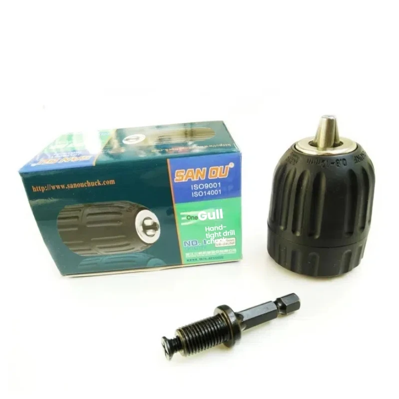 Precise Keyless Professional Drill Chuck Chuck Part 0.8-10mm Adapter Compact Converter Drill Driver Functional