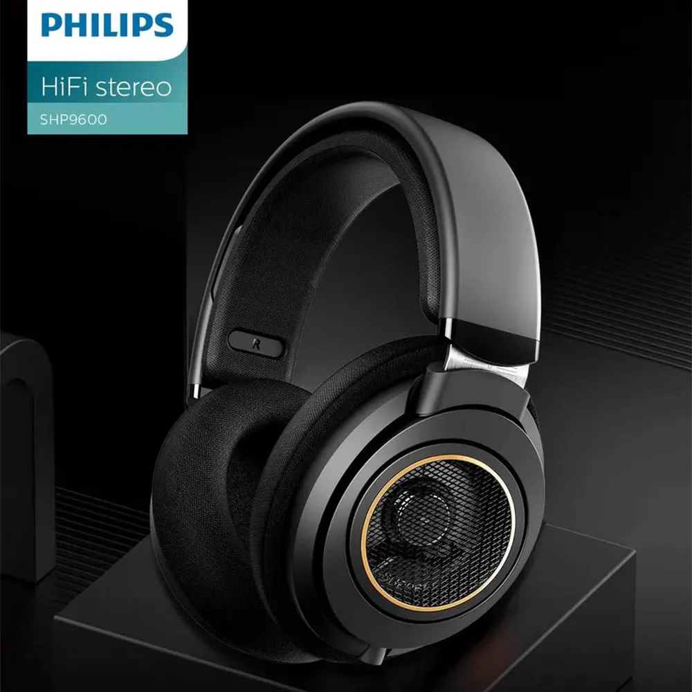 فيليبس SHP9600 السلكية سماعة الألعاب HiFi سماعة ستيريو انفصال الصوت جاك لتسجيل البث استوديو SHP9500 ترقية