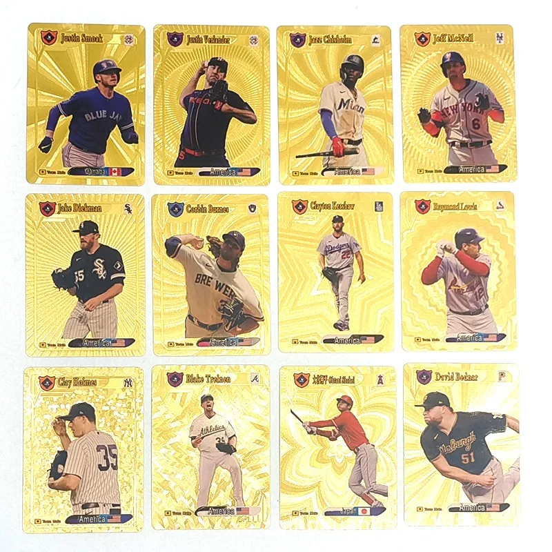 2024 Baseball Star Card Box Soccer Star Collection Baseball Limited Fan Cards Kids Gift Drop Shipping Wholesale English Trading