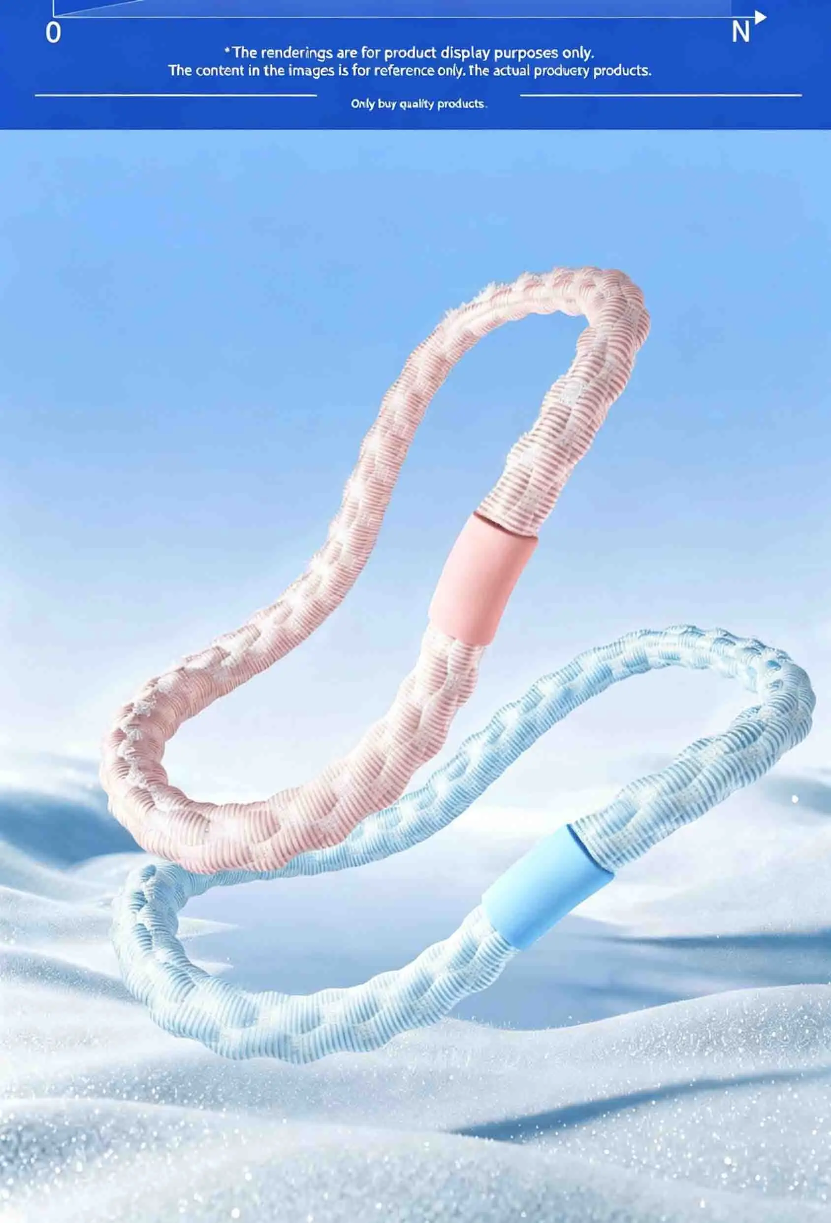 Ice Bean Kühlender Gewichteter Hula Hoop 3-5 LBS Fettverbrennung Taillenformung Geräuscharmer Fitness Hoop für Sommer-Workout – Detail 10