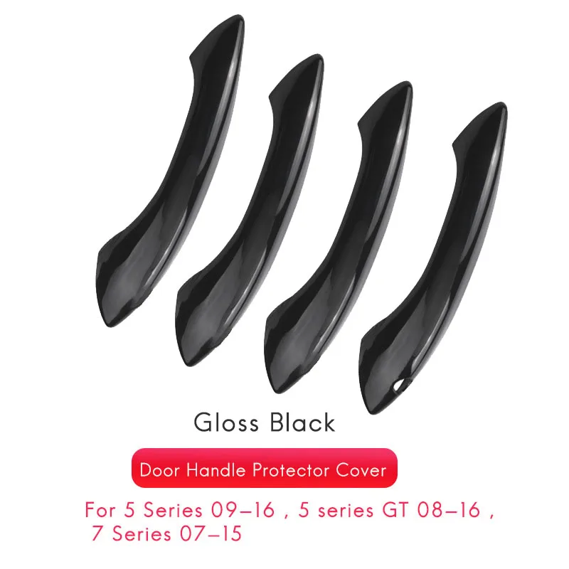 

A10E-ABS Outside Exterior Door Handle Protector Cover Trim For-BMW 5 6 7 Series F07 F10 F11 F06 F12 F13 F01 F02