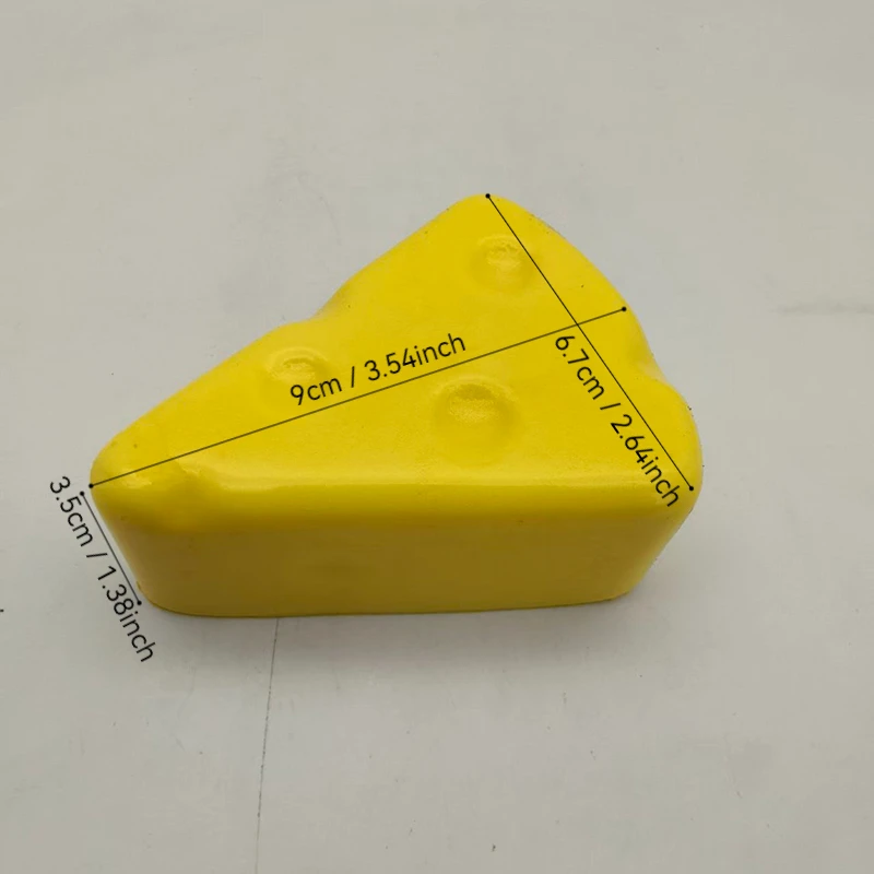 Neues Käse-Quetschspielzeug mit Langsamer Rückfederung, Weiches Stressabbau-Spielzeug mit Musik zur Angstlinderung – Detail 2