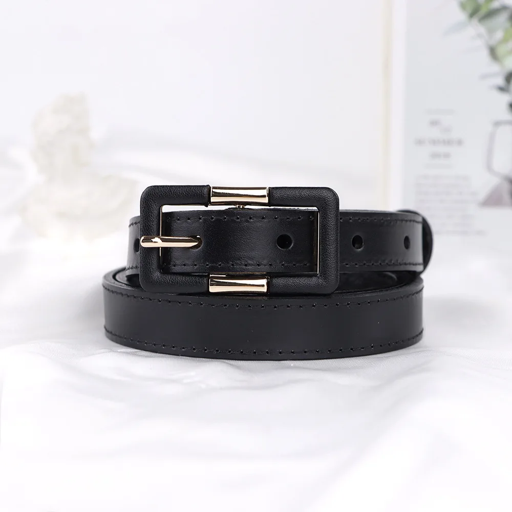 Customized Light Luxury Genuine Leather Women's Belt Top Layer Cowhide Spring Summer Versatile Fashion Korean Needle Buckle blet