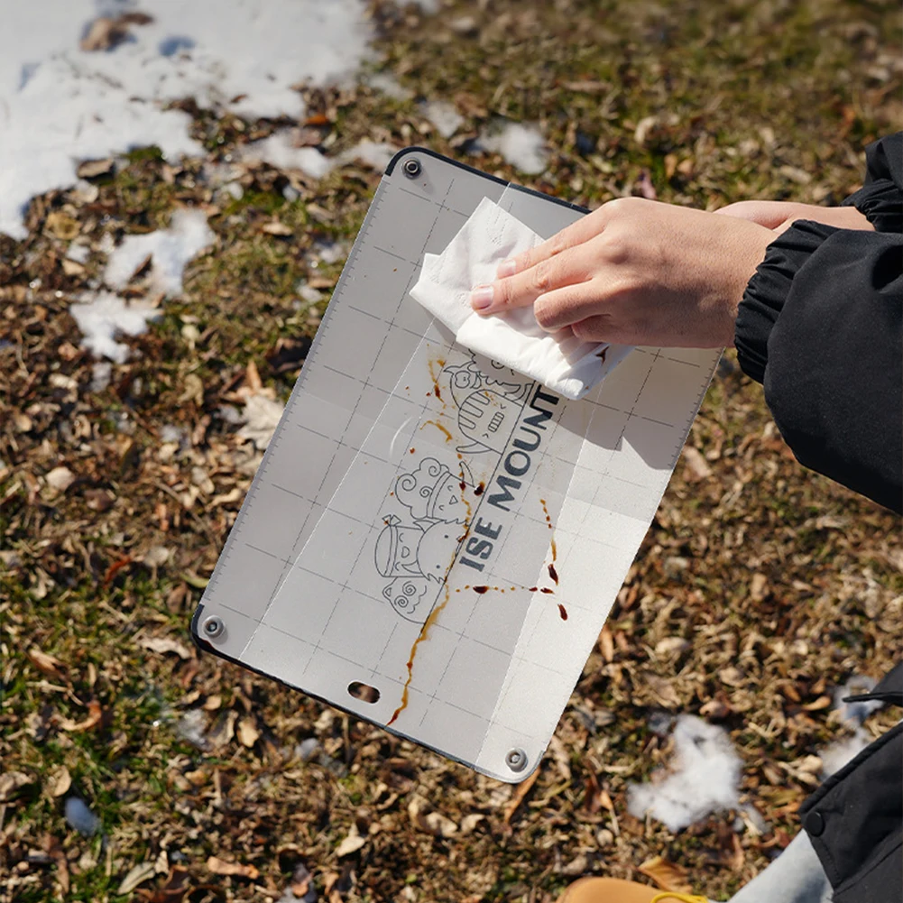 

Outdoor PP Cutting Board Space Saving Vegetable Fruit Cutting Mat Foldable Mini Chopping Board Camping Accessories