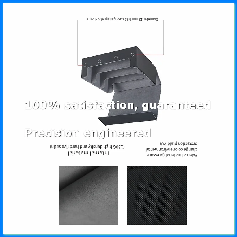 1800+ Card Deck Case for Trading Cards, Magnetic Card Storage Box Top Side-Loading Deck Case Game Cards Box Black+Gray-A22U