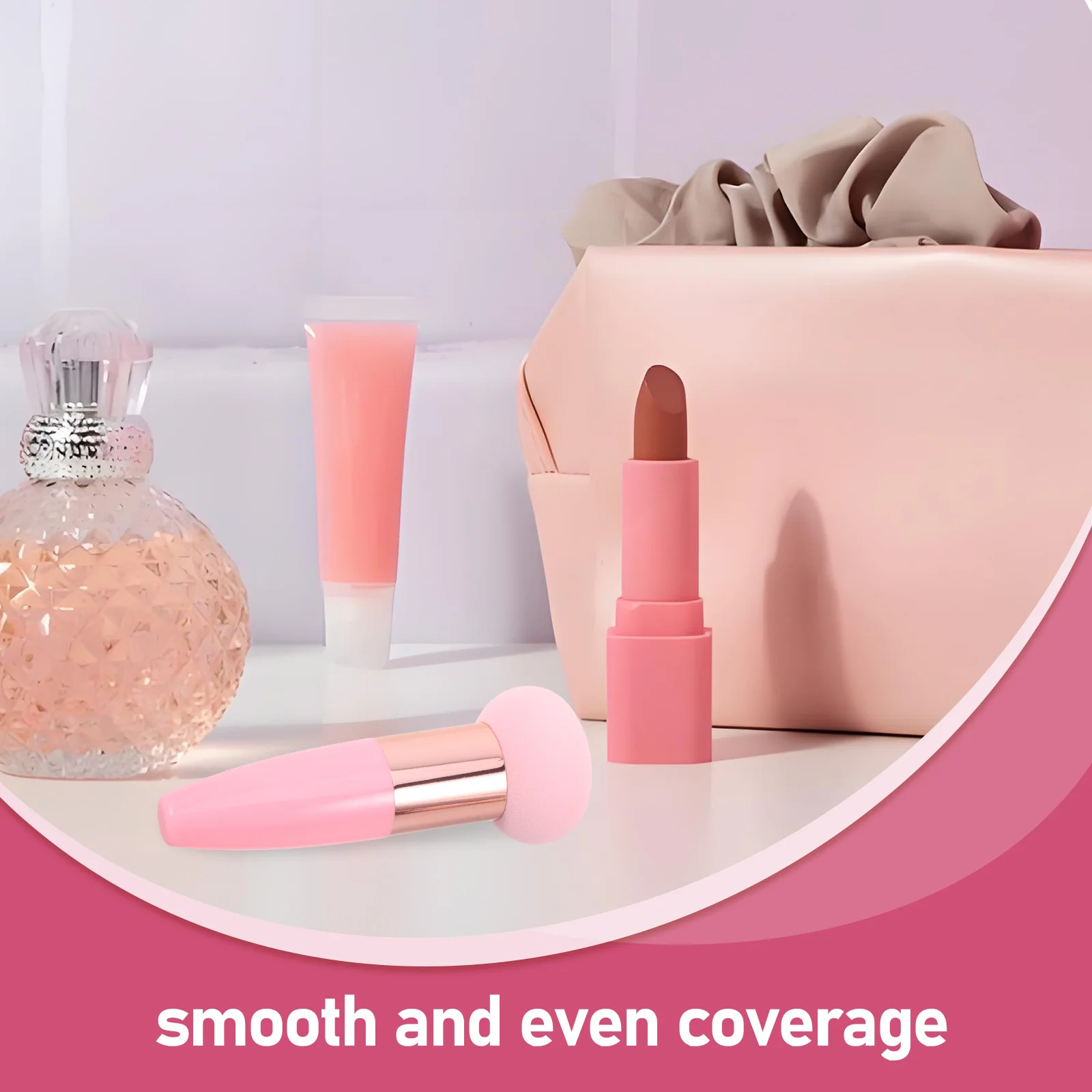 3 pçs cabeça de cogumelo maquiagem esponja de mistura de silicone macio para fundação pó blush aplicador conjunto ferramenta esponja facial