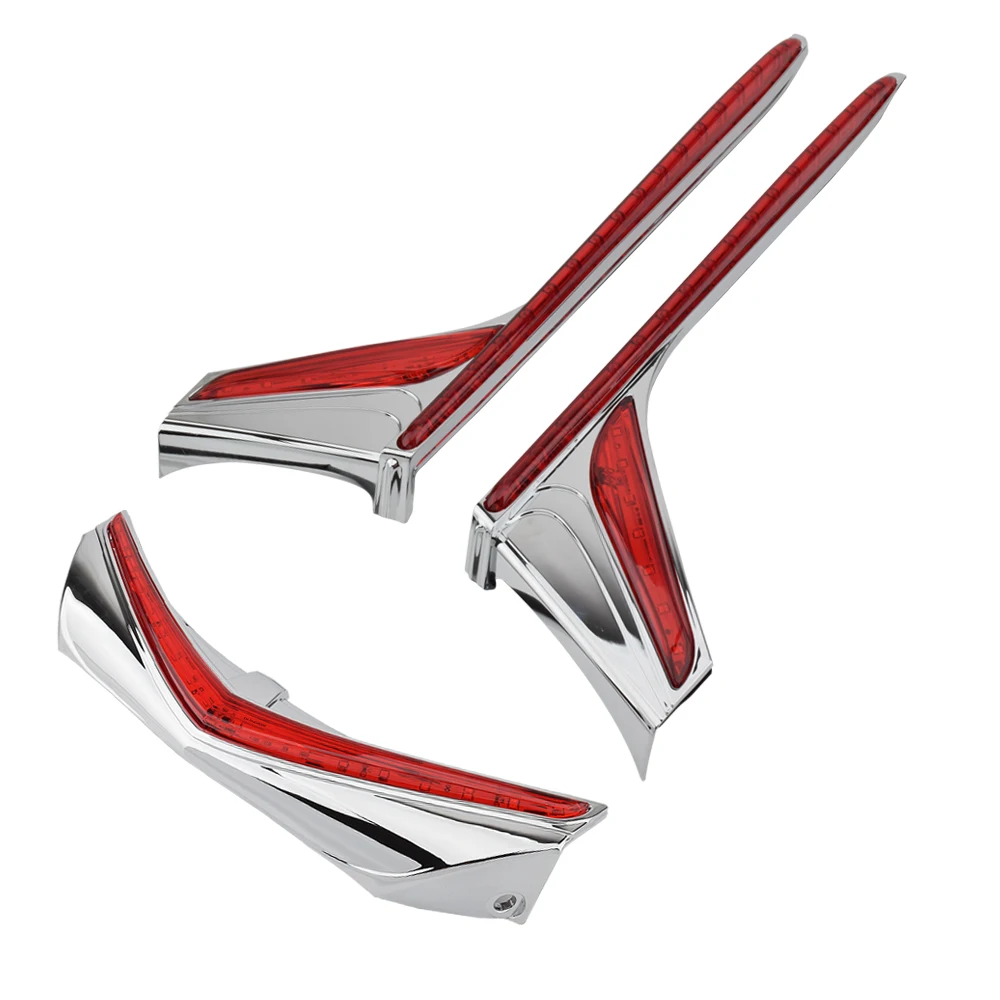 دراجة نارية الحاجز الخلفي تلميح تشغيل الفرامل مصباح ليد شرائط لهوندا Goldwing 1800 2012 إلى 2017 GL 1800 الذهب الجناح F6B 2013-2017 #2